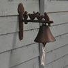 Gietijzeren Deurbel met Vogels – Rustieke Tuindeurbel | Esschert Design – foto 2