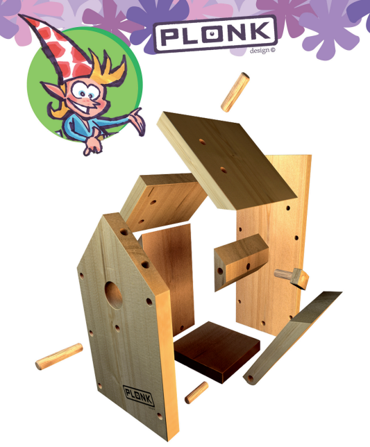 Plonk - Bauen Sie Ihr eigenes Vogelhaus