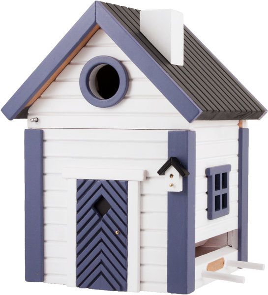 Vogelhaus Sjoboden Plus 2-in-1 Lärchenholz | Wildlife Garden