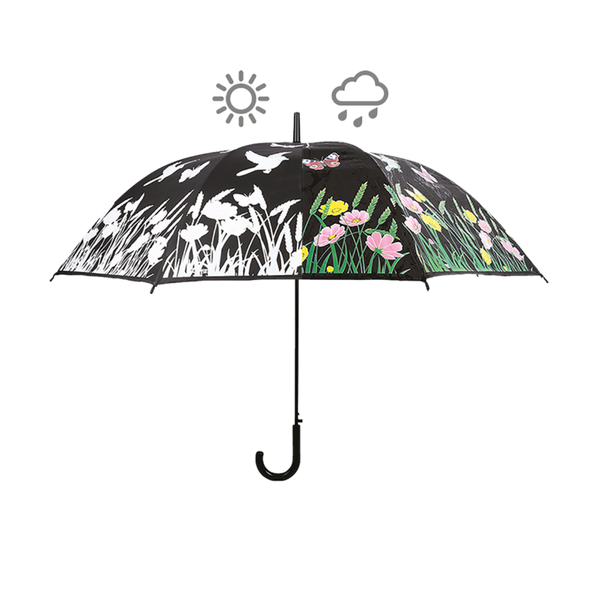 Regenschirmvogel mit Farbwechsel