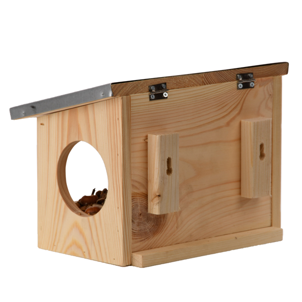 Eekhoornvoederhuis met 2 Ingangen – Hout | Esschert Design – foto 4