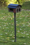 Metalen Paal voor Vogelhuisjes – Zwarte Standaard voor Vogelhuis | Wildlife Garden