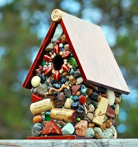 Fleurig vogelhuisje maken