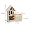 Insektenhotel und Blumenkastenholz 