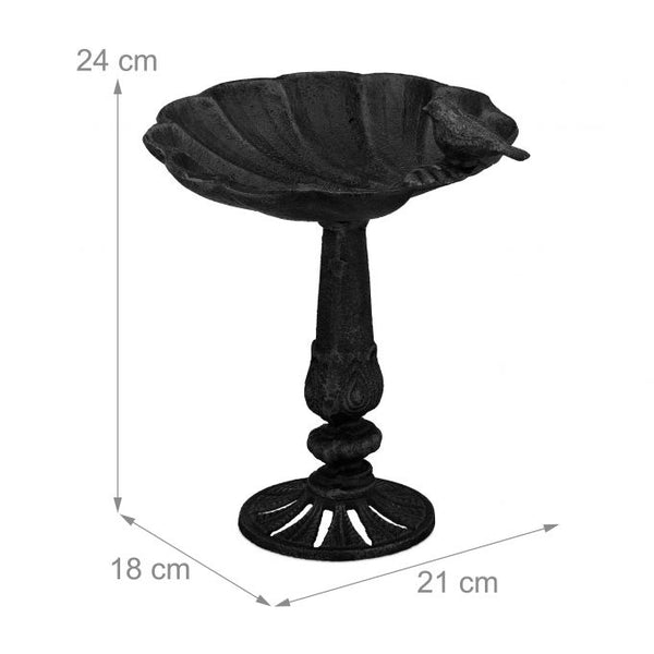 Vogeltränke auf gusseiserner Basis 