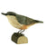 Vogelbeeldje Boomklever – Handgesneden Houten Decoratievogel | DecoBird Wildlife Garden – foto 2