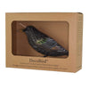 Vogelbeeldje Spreeuw – Handgesneden Houten Decoratievogel | DecoBird Wildlife Garden – foto 3