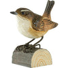 Vogelbeeldje Winterkoning – Handgesneden Houten Decoratievogel | DecoBird Wildlife Garden – foto 2