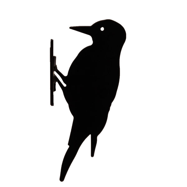 Silhouette – Buntspecht – Wanddekoration aus Metall für Garten & Balkon