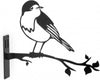 Vogelschutz Rotkehlchen aus Metall