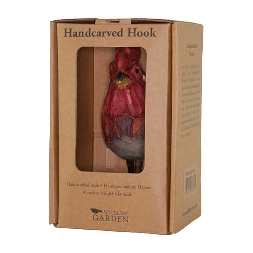Kledinghaak Haan – Decoratieve Houten Wandhaak voor de Kinderkamer | Wildlife Garden – foto 4