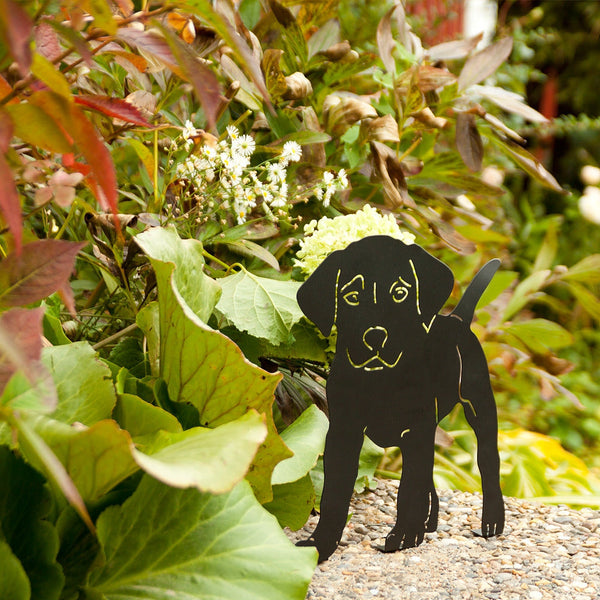 Stehender Welpe der Silhouette