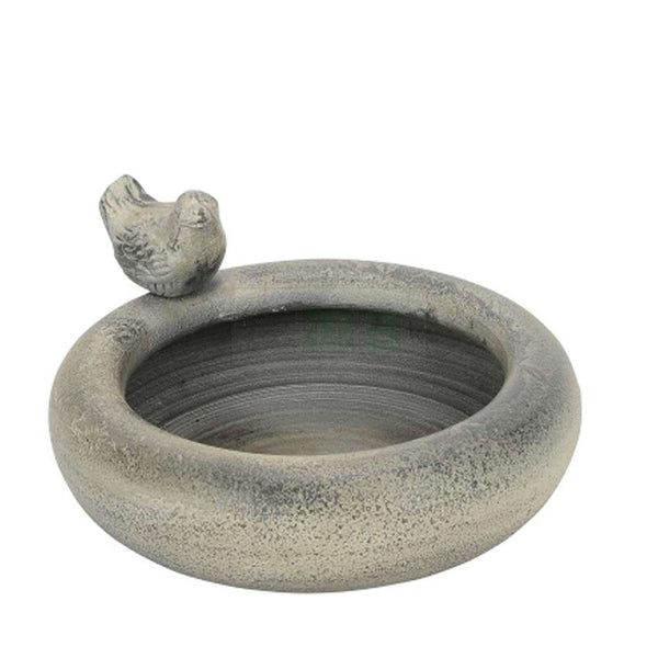 Vogeltränke Runde Terrakotta