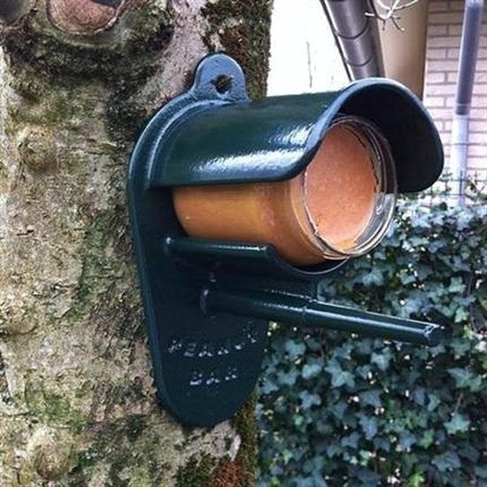 Peanutbar Erdnussbutter Glashalter grün