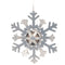 Fettkugelhalter Snowflake silber