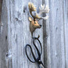 Kledinghaak Edelhert – Decoratieve Houten Wandhaak | Wildlife Garden