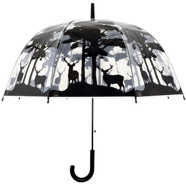Regenschirm transparenter Wald