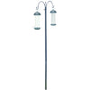 Bird Gift Blacksteel Futterstation mit 2 Futterautomaten
