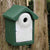 Nestkast Houtbeton Groen 32mm Koolmees | CJ Wildlife