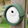 Nistkasten Holzbeton oval grün 28mm