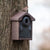 Nistkasten Bilbao WoodStone braun ovales Einflugloch 