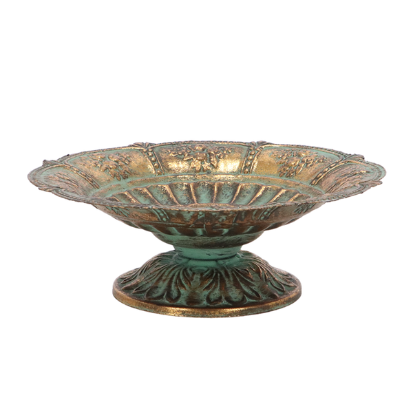 Aged Metal vogelbad S