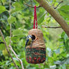 Artisan vogelnestje Maya – handgemaakt van sari en gras | Wildlifeworld