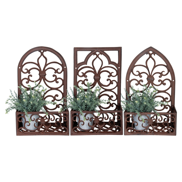 Pflanzkastengestell Gusseisen sort.