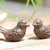 2 Vögel "Freundschaft" rosten