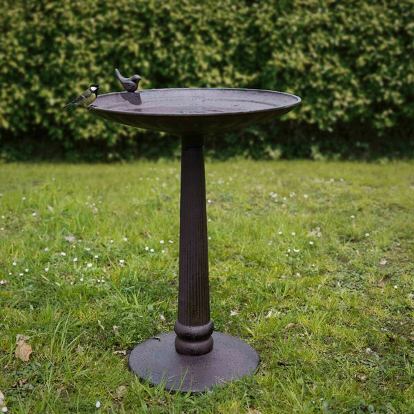 Vogelbad auf Fuß Gusseisen XL