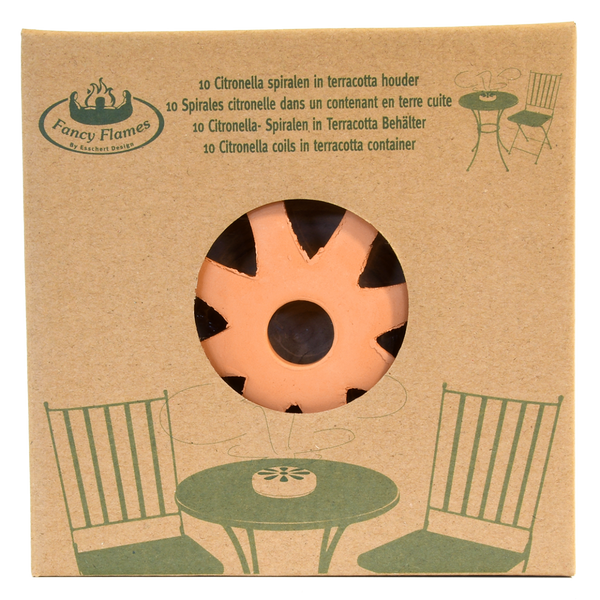 Zitrone. Terrakotta-Spiralen