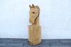 Holzskulptur Pferd