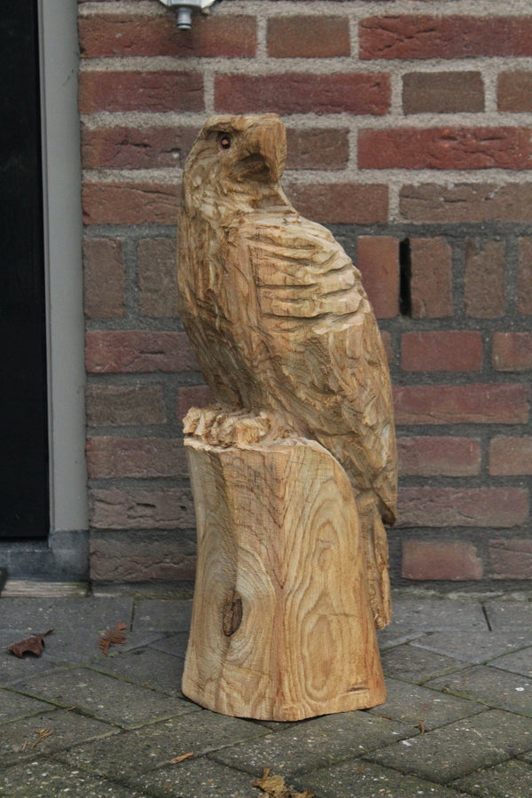 Holzskulptur Adler