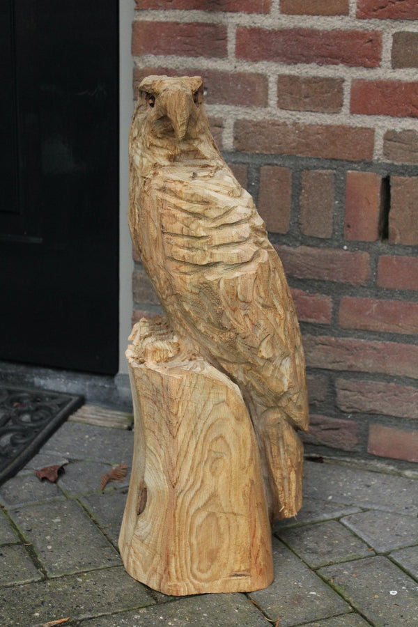 Holzskulptur Adler