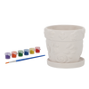 Esschert Design PIY Bloempot Insecten – DIY beschilderbare bloempot 12,9 × 12,9 × 11,9 cm