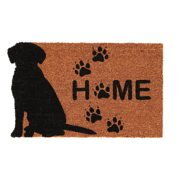 Fußmatte Kokosnuss Hund nach Hause 