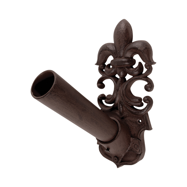 Fahnenmasthalter mit französischer Lilie