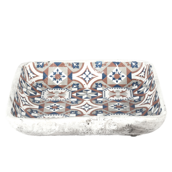 Vogeltränke Portugiesische Fliesen – Mediterranes Flair | Esschert Design