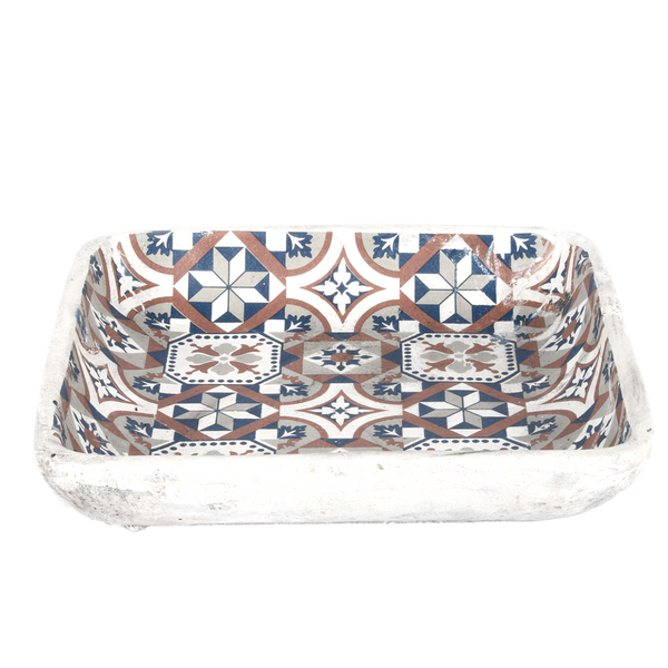 Vogeltränke Portugiesische Fliesen – Mediterranes Flair | Esschert Design
