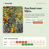 Wat groeit er uit zaadbommen bijenmix, met zaai- en bloeikalender
