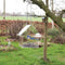 Acryl Hängefuttertisch transparent