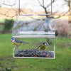 Acryl Hängefuttertisch transparent