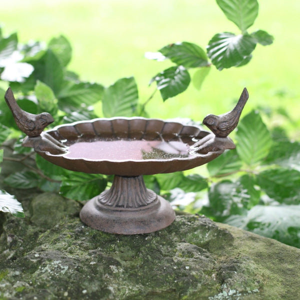 Vogeltränke auf Fuß Gusseisen 13,1cm | Esschert Design