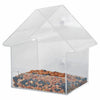 Fenster-Vogelhaus transparent einfach – Acryl-Fenster-Vogelhaus mit 2 Saugnäpfen (15 × 10 × 15,3 cm) – Esschert Design FB370