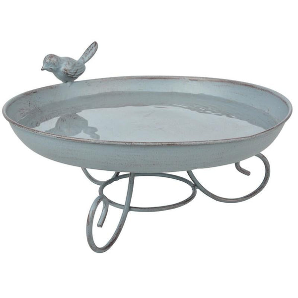Esschert Design - Vogeltränke metallgrau