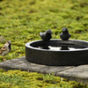 Vogeltränke Terrazzo rund