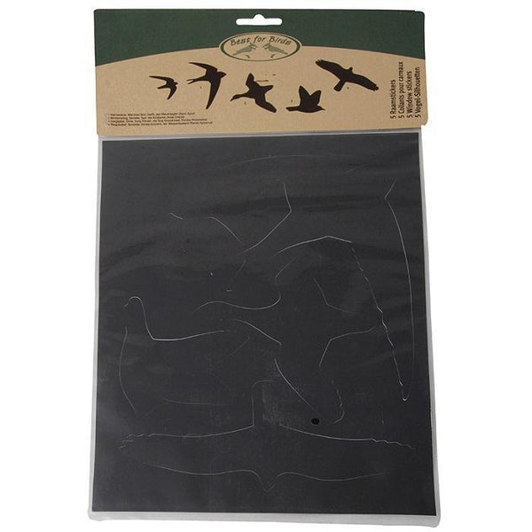 Esschert Design - Vogelsticker schwarz 5 Stück