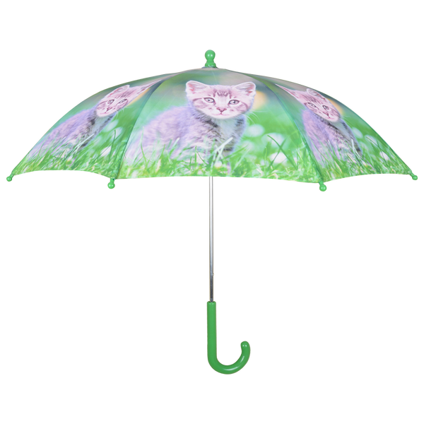 Kinder Regenschirm Welpen und Kätzchen Arsch.