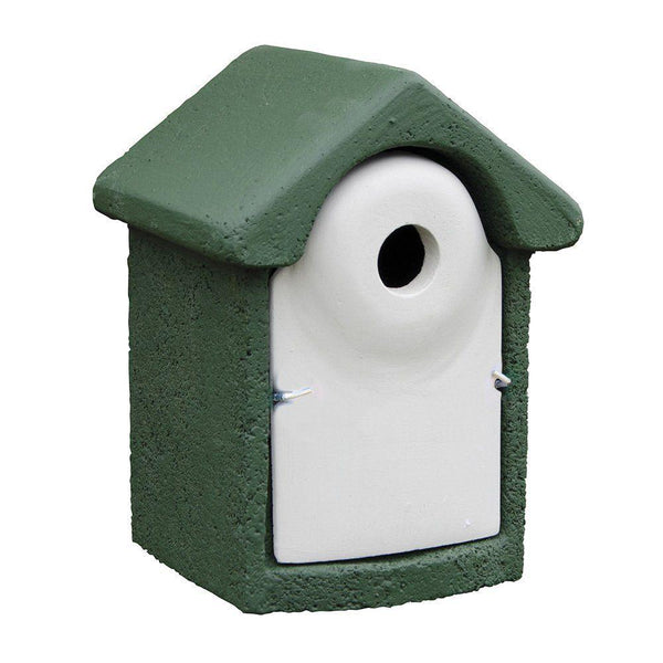 Nestkast Houtbeton Groen 32mm Koolmees | CJ Wildlife – foto 2