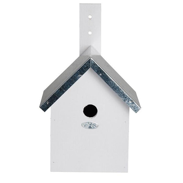 Vogelhäuschen Blaumeise weiß